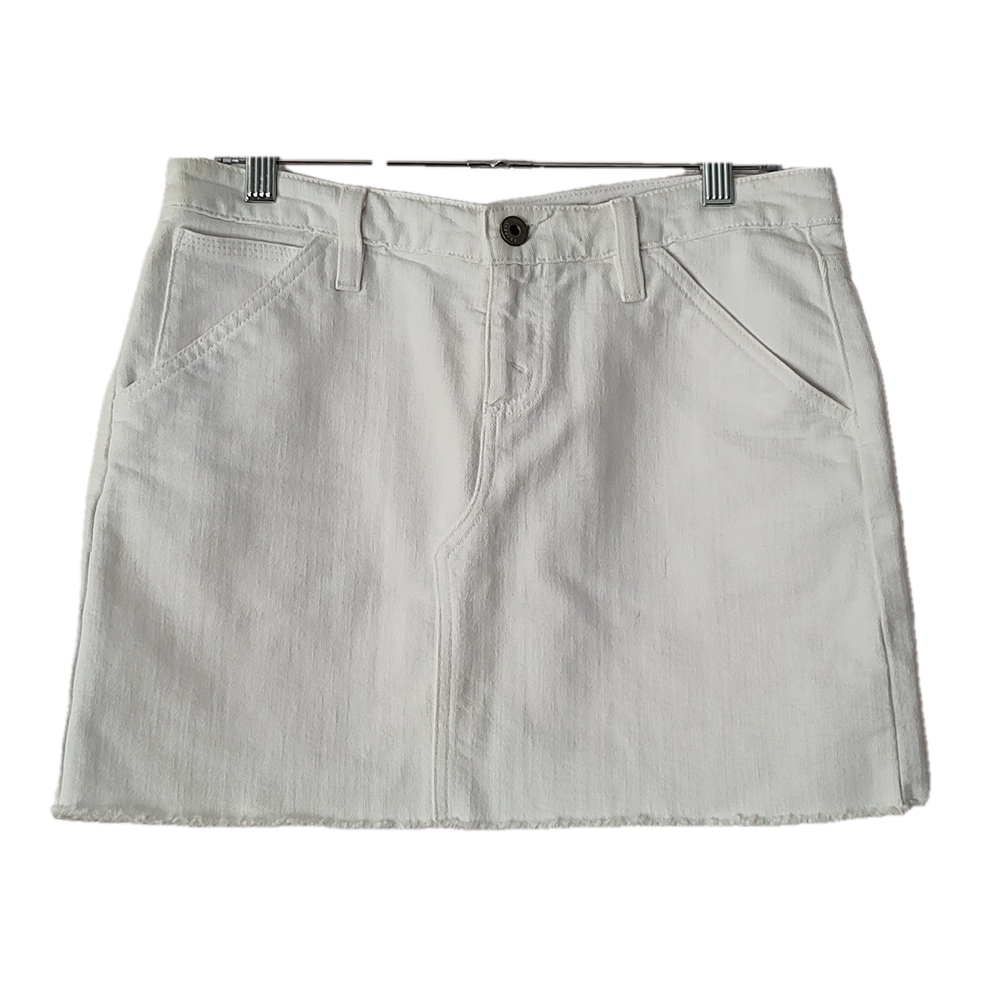 X2 Denim Laboratory White Skirt Size 4